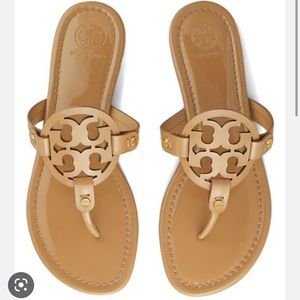Tory Burch Miller Patent Leather Sandals